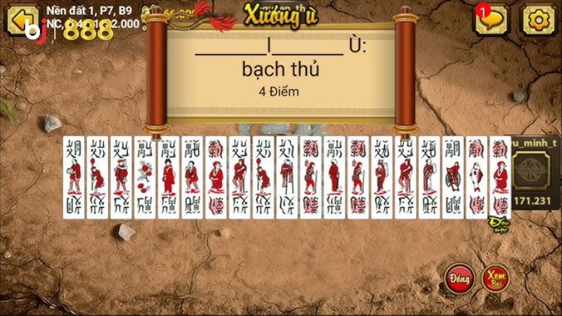 Cách tính điểm trong game bài chắn