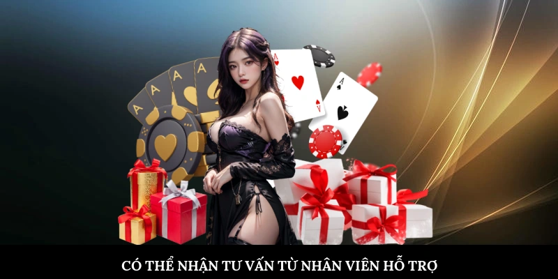 Người chơi có thể nhận tư vấn từ nhân viên hỗ trợ